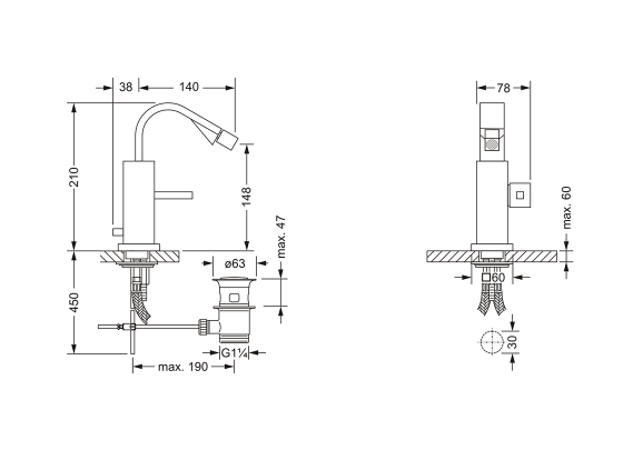 627.10.611.xxx Specification drawing mm