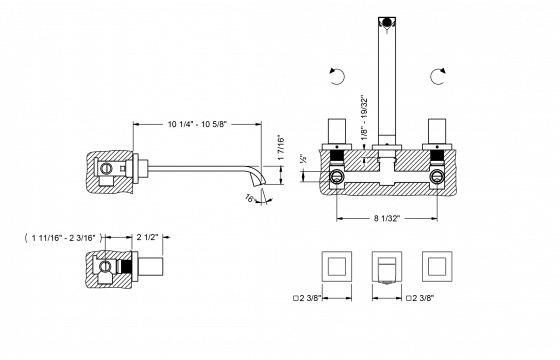 627.30.366.xxx Specification drawing inch