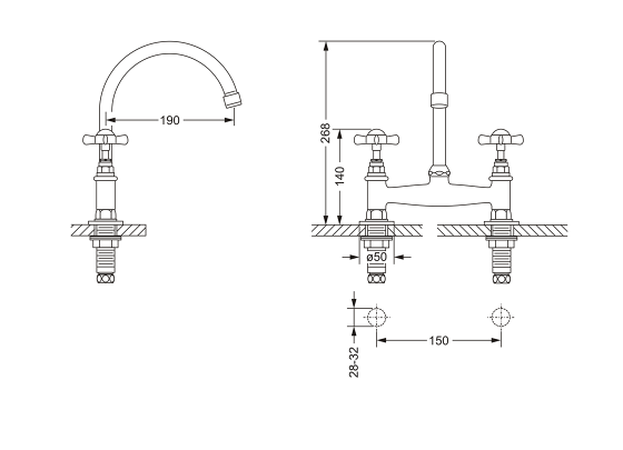 629.20.640.xxx Specification drawing mm