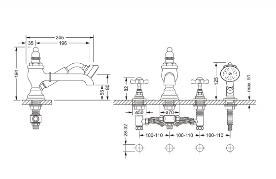 629.40.100.xxx Specification drawing mm