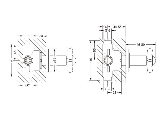 629.40.650.xxx Specification drawing mm