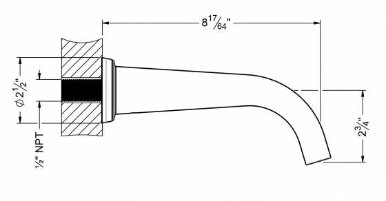 631.11.100.xxx Specification drawing inch