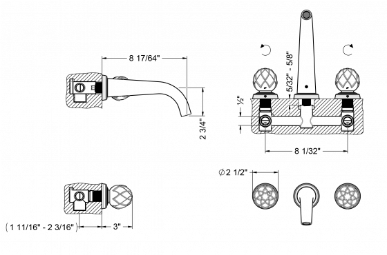 631.30.360.xxx-AA Specification drawing inch