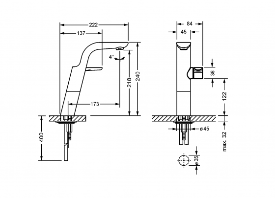 632.10.332.xxx Specification drawing mm