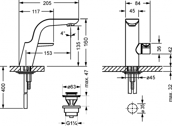 632.10.333.xxx Specification drawing mm