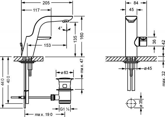 632.10.336.xxx Specification drawing mm