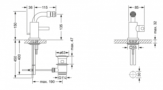 634.10.111.xxx Specification drawing mm