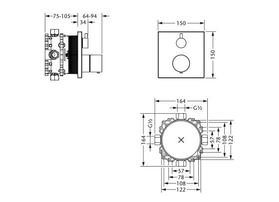 634.40.360.xxx Specification drawing mm