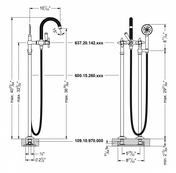 637.20.142.xxx Specification drawing inch