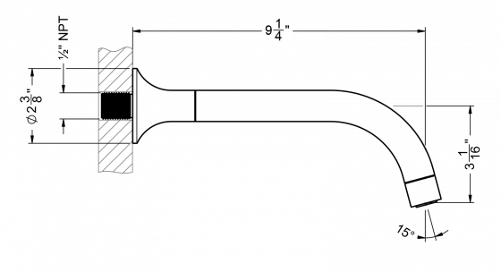 638.11.100.xxx Specification drawing inch