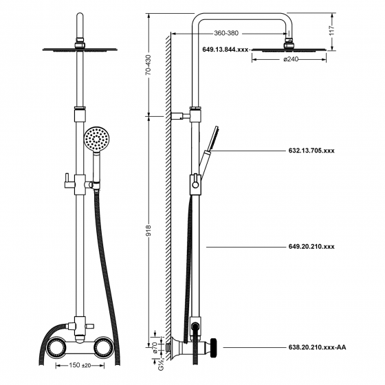 638.20.415.xxx-AA Specification drawing mm