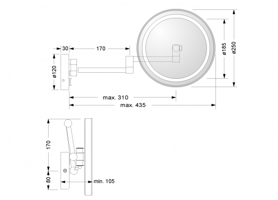 649.00.414.xxx Specification drawing mm