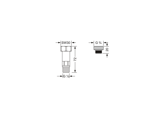 649.20.612.xxx Specification drawing mm