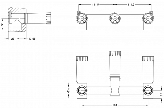 649.30.380.000 Specification drawing mm