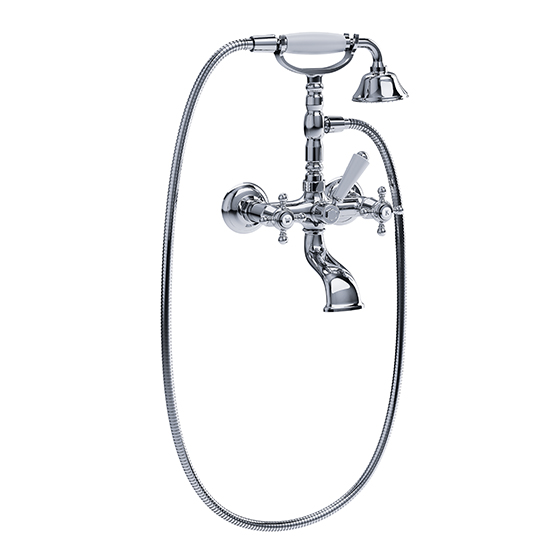 Bath tub mixer - Exposed tub/shower mixer ½", incl. shower set - Article No. 109.20.100.xxx