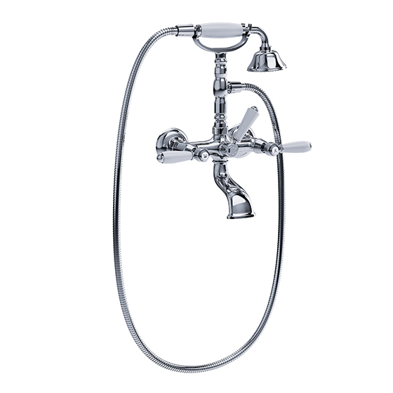 Bath tub mixer - Exposed tub/shower mixer ½", incl. shower set - Article No. 109.20.105.xxx