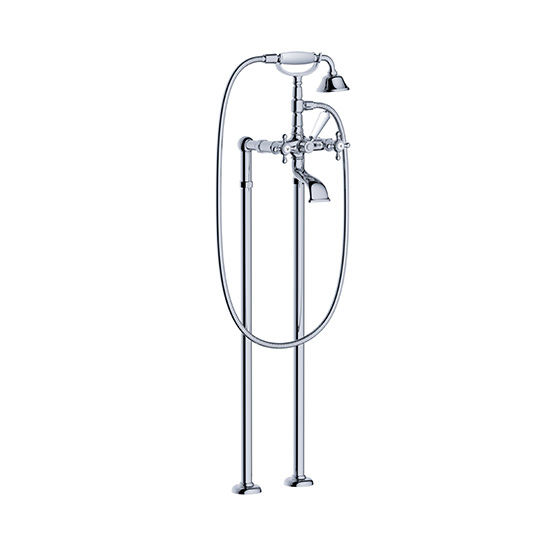 Bath tub mixer - Exposed tub/shower mixer ½", incl. shower set - Article No. 109.20.140.xxx