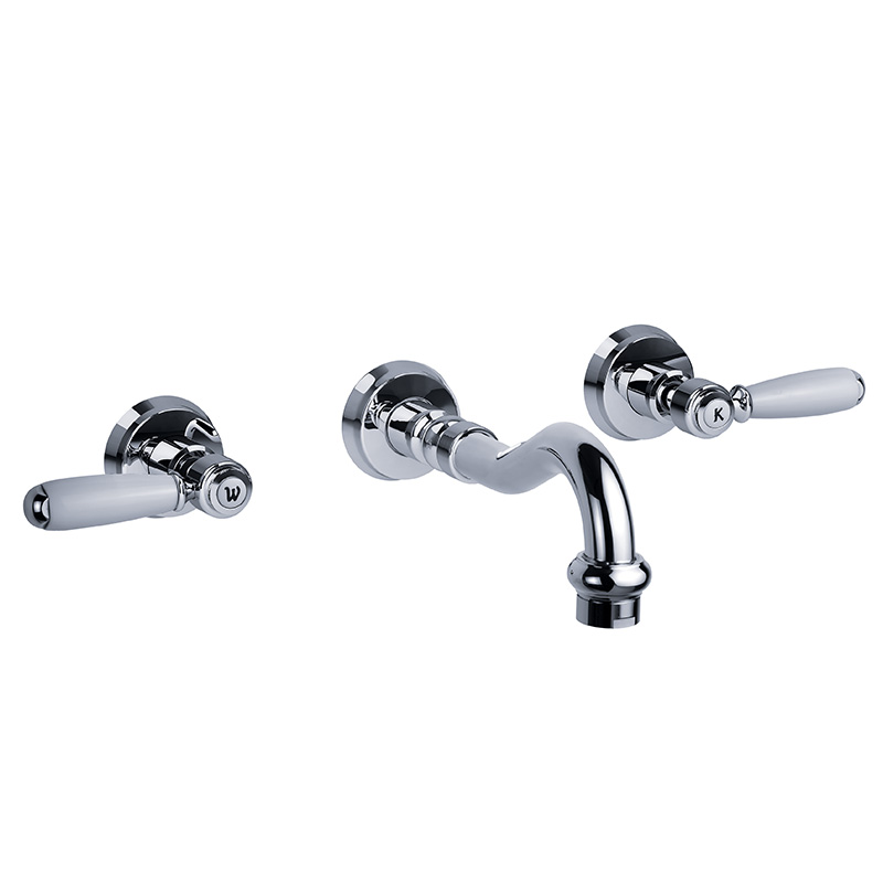 Washbasin mixer - Wall washbasin 3-hole mixer ½", assembly set - Article No. 109.30.365.xxx