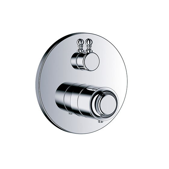 Shower mixer - Concealed wall thermostat ½" with flow control,assembly set with functional unit - Article No. 109.40.360.xxx