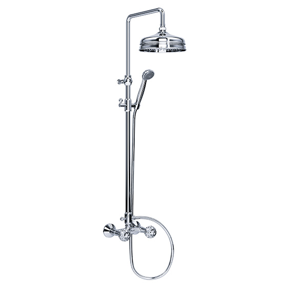 Shower mixer - Exposed shower mixer ½", set with shower system  - Article No. 600.20.410.xxx-AA