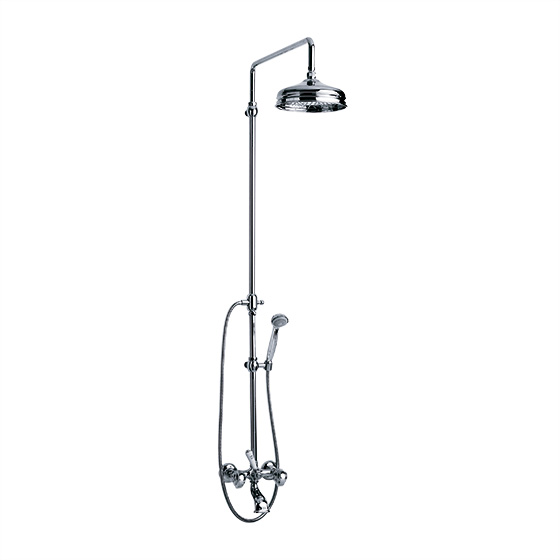 Bath tub mixer - Exposed tub/shower mixer  ½", set with shower system  - Article No. 601.20.390.xxx