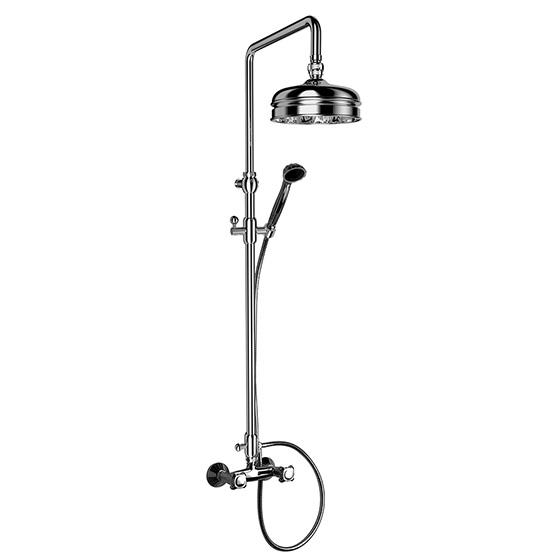 Shower mixer - Exposed shower mixer ½", set with shower system  - Article No. 607.20.410.xxx