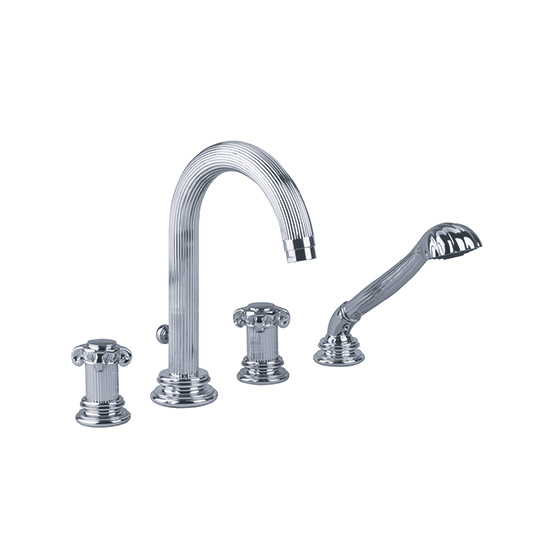 Bath tub mixer - Tub/shower mixer set ½“, deck mount - Article No. 607.40.100.xxx