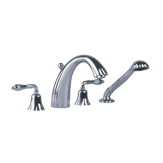 Bath tub mixer - Tub/shower mixer set ½", deck mount - Article No. 608.40.100.xxx