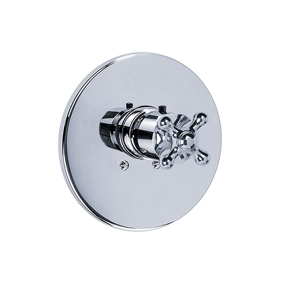 Shower mixer - Concealed wall thermostat ¾" without flow control, assembly set - Article No. 611.40.560.xxx