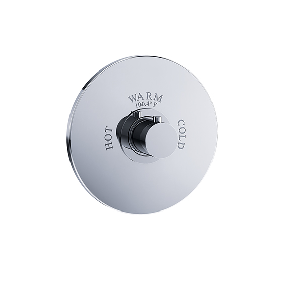 Shower mixer - Concealed wall thermostat ¾“ without flow control, assembly set - Article No. 615.40.520.xxx - US