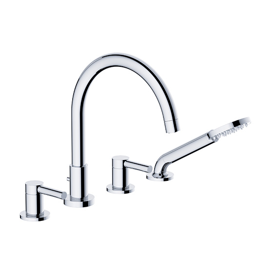 Bath tub mixer - Tub/shower mixer set, deck mount ½“ - Article No. 619.40.105.xxx