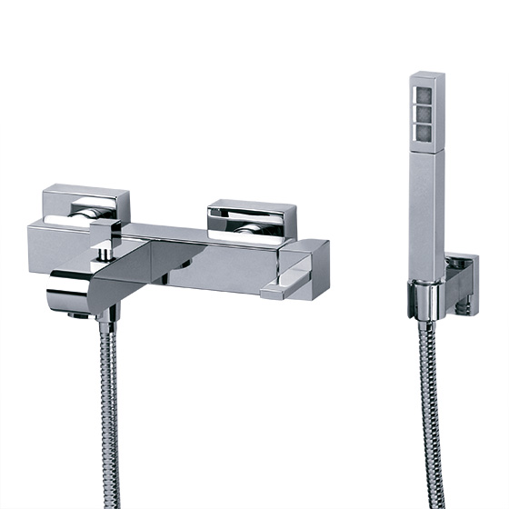 Bath tub mixer - Single lever exposed tub/shower mixer ½", incl. shower set - Article No. 621.20.500.xxx