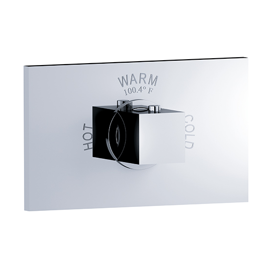 Shower mixer - Concealed wall thermostat ¾“ without flow control, assembly set - Article No. 626.40.520.xxx - US