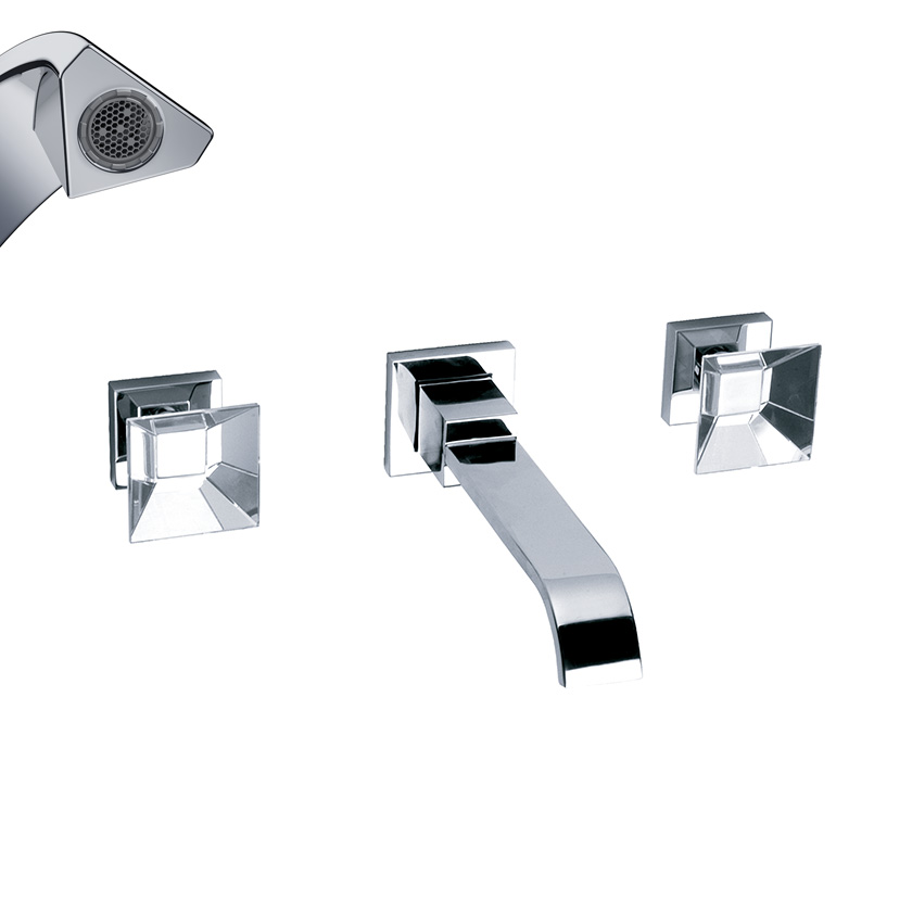 Washbasin mixer - Wall washbasin 3-hole mixer ½“, assembly set - Article No. 627.30.360.xxx-AA