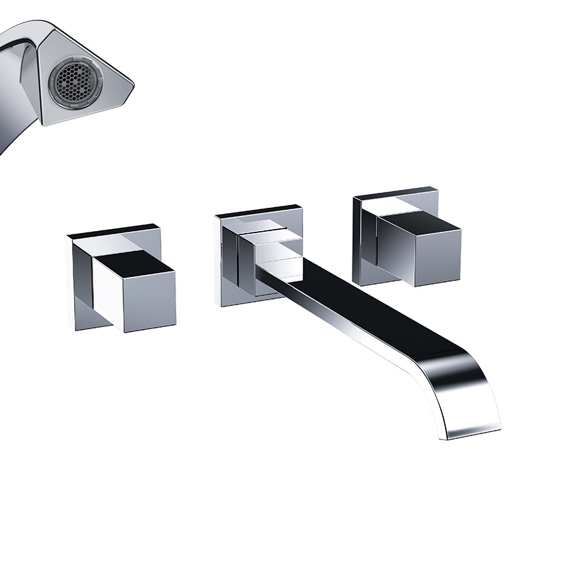 Washbasin mixer - Wall washbasin 3-hole mixer ½“ XXL, assembly set - Article No. 627.30.366.xxx