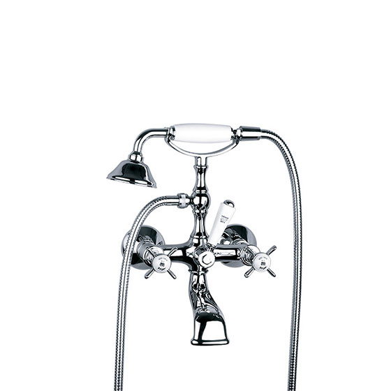 Bath tub mixer - Exposed tub/shower mixer ½", incl. shower set - Article No. 629.20.100.xxx