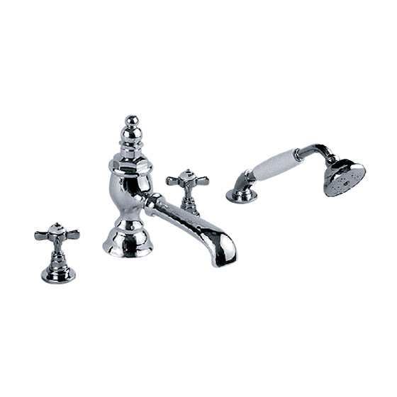 Bath tub mixer - Tub/shower mixer set ½“, deck mount - Article No. 629.40.100.xxx