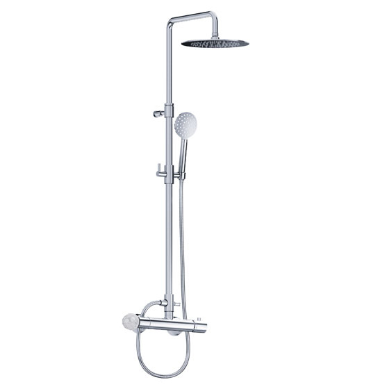 Shower mixer - Exposed thermostat-set with shower system - Article No. 631.20.465.xxx-AA