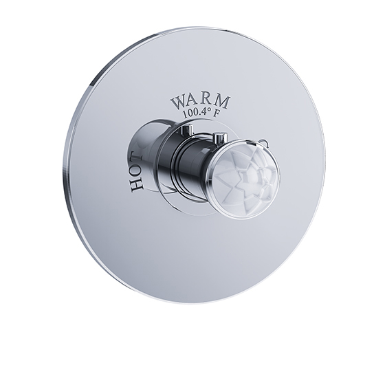 Shower mixer - Concealed wall thermostat ¾“, without flow control, assembly set - Article No. 631.40.520.xxx-AA - US