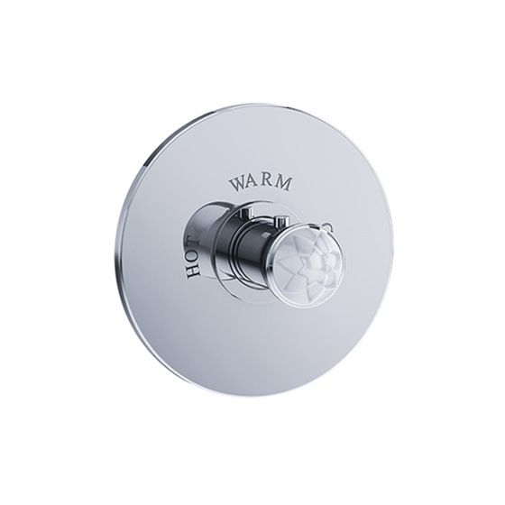 Shower mixer - Concealed wall thermostat ¾" without flow control, assembly set - Article No. 631.40.520.xxx-AA