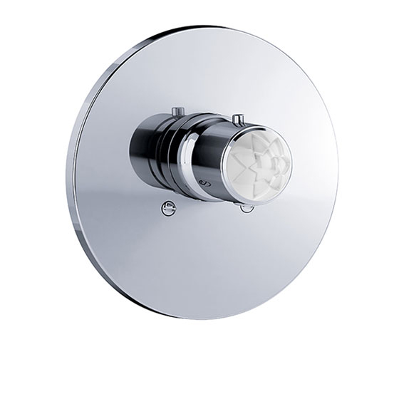 Shower mixer - Concealed wall thermostat ¾" without flow control, assembly set - Article No. 631.40.555.xxx-AA