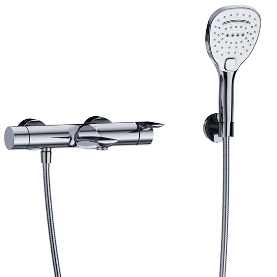 Bath tub mixer - Exposed tub/shower mixer, inclusive shower set ½" - Article No. 632.20.500.xxx