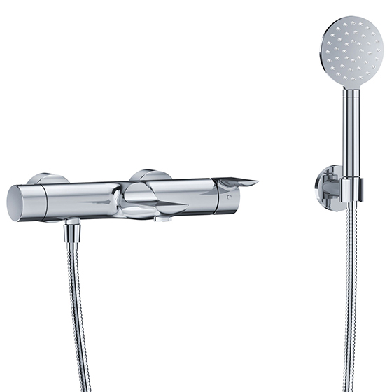 Bath tub mixer - Exposed tub/shower mixer, inclusive shower set ½" - Article No. 632.20.505.xxx