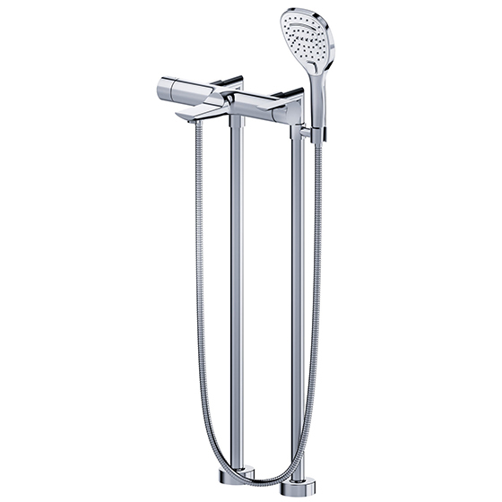 Bath tub mixer - Tub/shower mixer for supply pipes, inclusive shower set ½" - Article No. 632.20.540.xxx