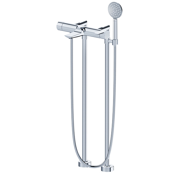 Bath tub mixer - Tub/shower mixer for supply pipes,incl. shower set - Article No. 632.20.545.xxx