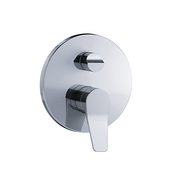 Joerger, Eleven, Concealed single lever wall tub and shower mixer ½",assembly set, chrome