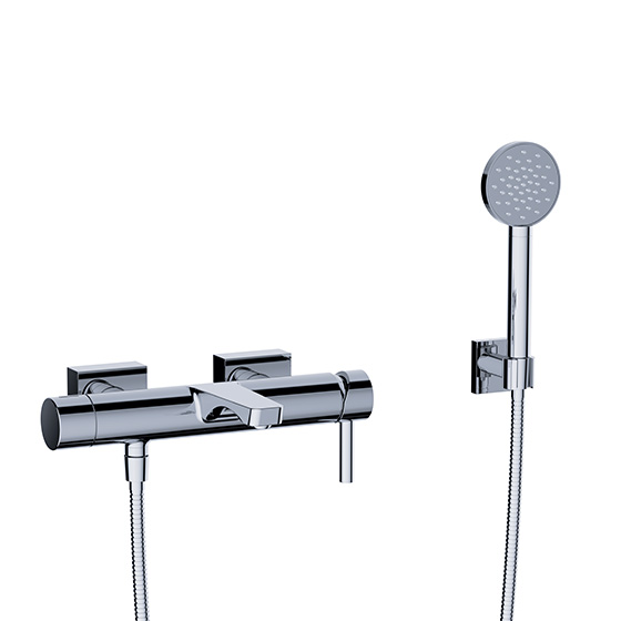 Bath tub mixer - Exposed tub/shower mixer ½“, incl. shower set - Article No. 634.20.505.xxx