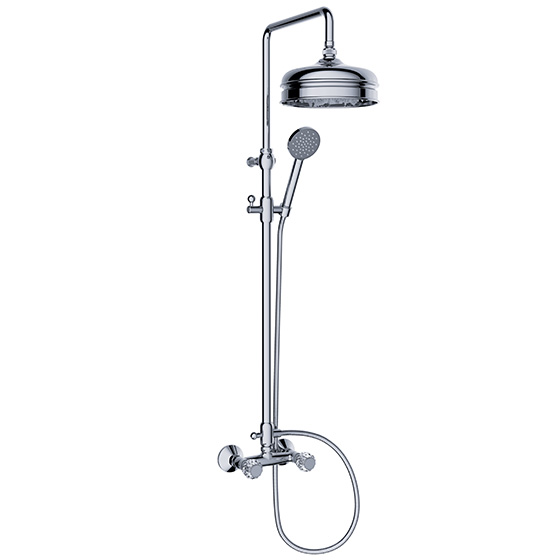 Shower mixer - Exposed set with shower system - Article No. 637.20.412.xxx-AA
