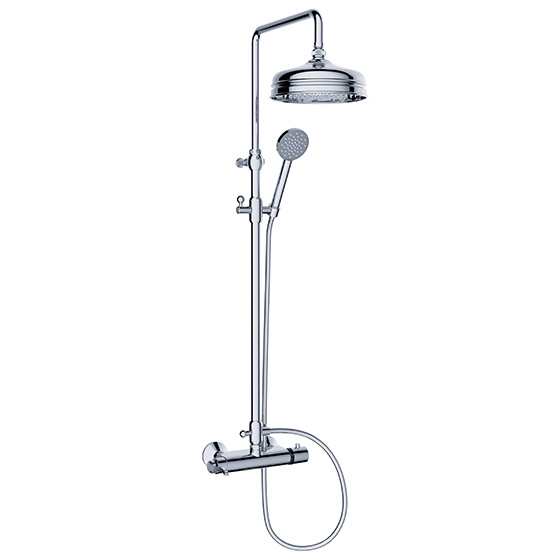 Shower mixer - Exposed thermostat-set with shower system - Article No. 637.20.467.xxx