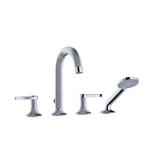 Bath tub mixer - Tub/shower mixer set ½", deck mount - Article No. 637.40.107.xxx